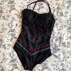 Fringe One-Piece Swimsuit